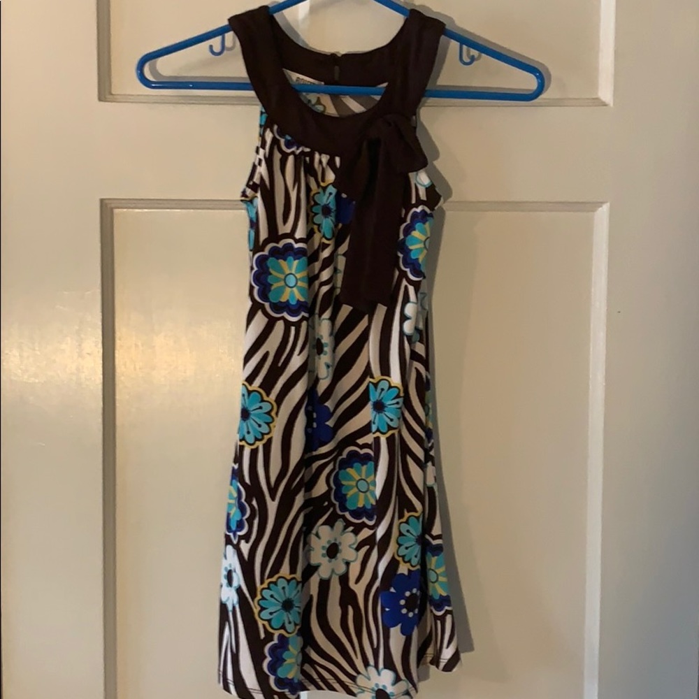 Cute Zebra and Floral Dress 🦓🌸🌼